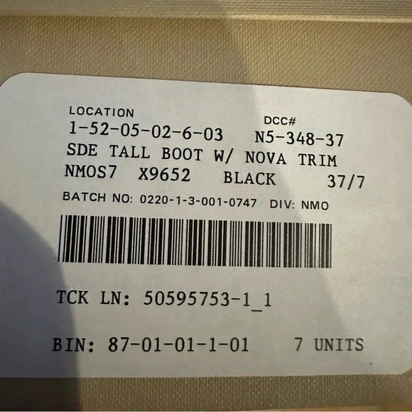 Burberry nova trim black tall boots size 37 - Picture 15 of 15